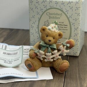 🧸 Cherished Teddies – “Unfolding Happy Wishes Four You”